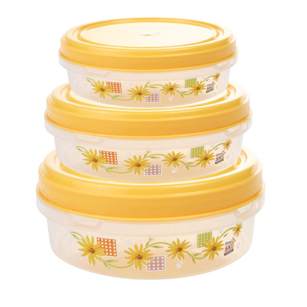 FOOD SAVER 3 Pcs. Set 111, 222 , 333 SKI Plastoware